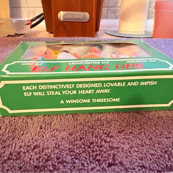Vintage 1988 Elf hangup ornaments - Picture 3 of 3